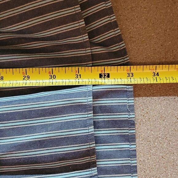 ARROW BLUE JEANS CO Men's Blue White Button Down Shirt Long-sleeved 2XL - Picture 7 of 10